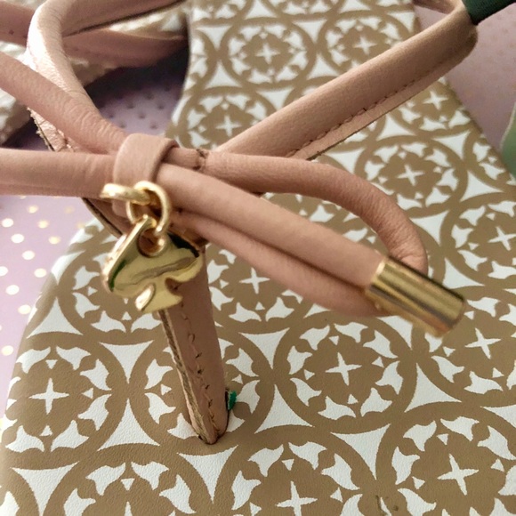 ๐NWOT Kate Spade Mistic PaleNappa Leather Sandals - Picture 4 of 8